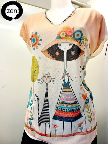 Blusa art pop
